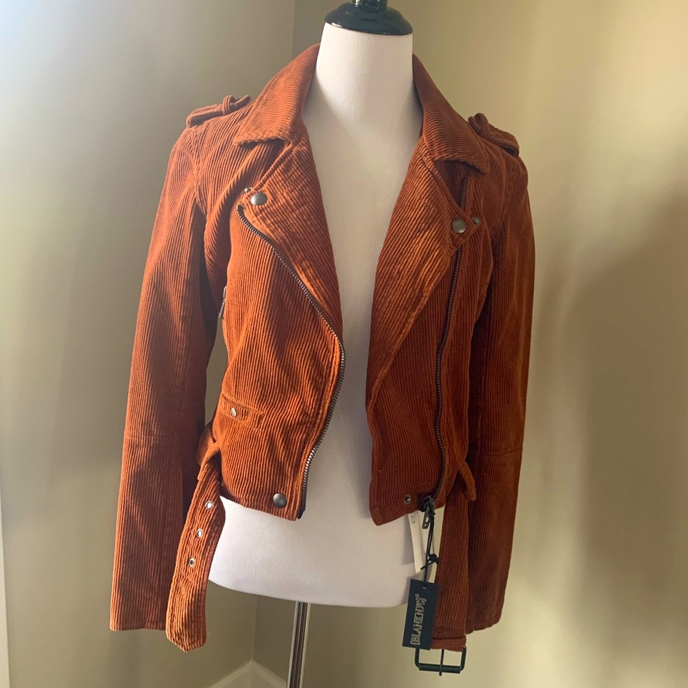 NWT Women’s corduroy blanknyc atlas moto jacket